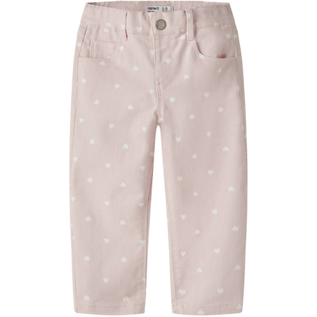 Name It Lotus Hearts Nmfbella Mom Twill Aop Bukser 3217-Yf
