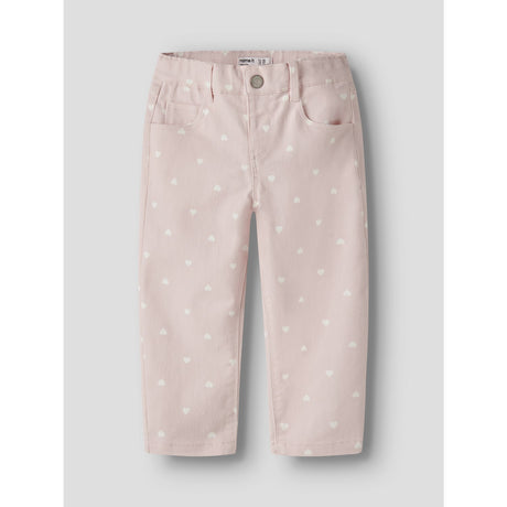 Name It Lotus Hearts Nmfbella Mom Twill Aop Bukser 3217-Yf