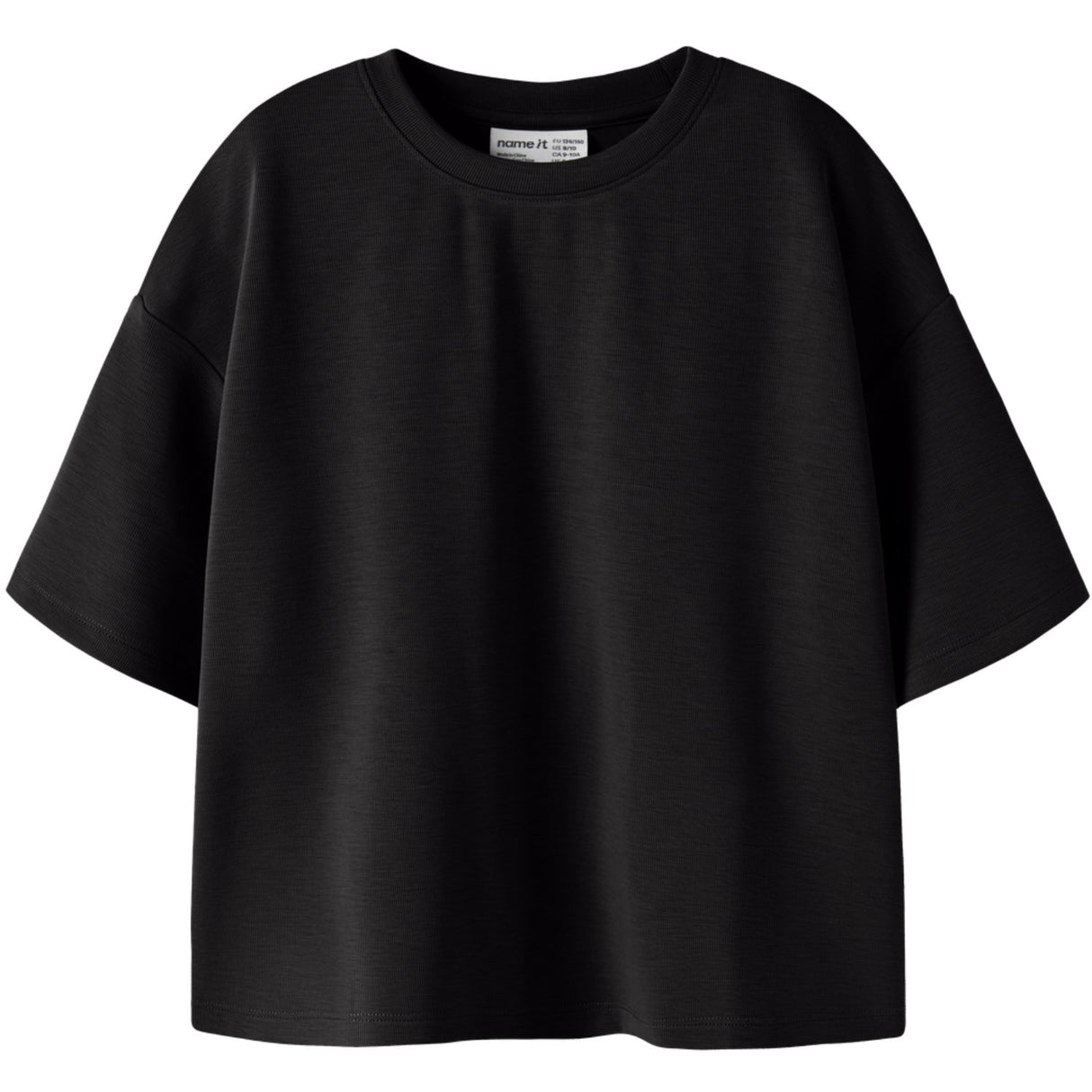 Name It Black Nkflivia Ss Rlx Sh Top
