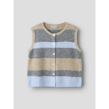 Name It Subdued Blue Nkfluci Loose Strik Vest