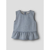 Name It Special Blue Grey Denim Nkfrain Sl Dnm Top 4577-Im