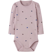 Name It Burnished Lilac Hearts Nbfnutti Ls Body Noos