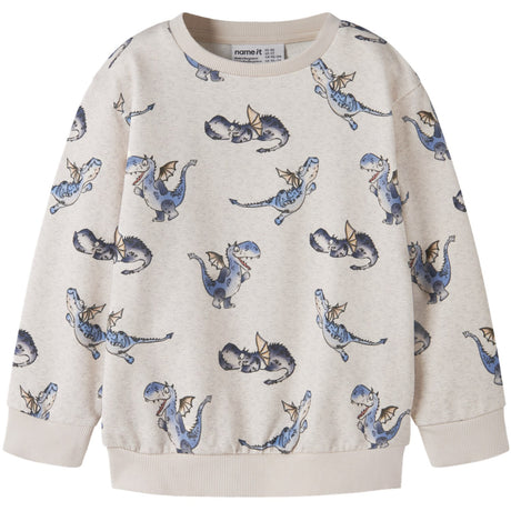 Name It Peyote Melange Nmmkasse Ls Nreg Sweat Unb