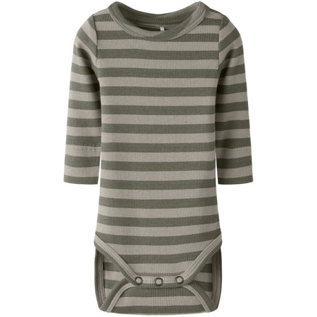 Name It Dusty Olive Pure Cashmere Nbnbanio Ls Body Noos