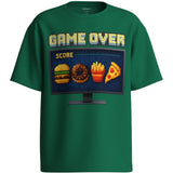Name It Verdant Green Game Over Nkmvoto Ss Nreg Top