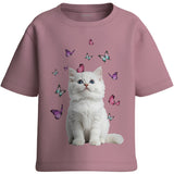 Name It Lilas Kitten Butterflies Nmfvotea Ss Nreg Top