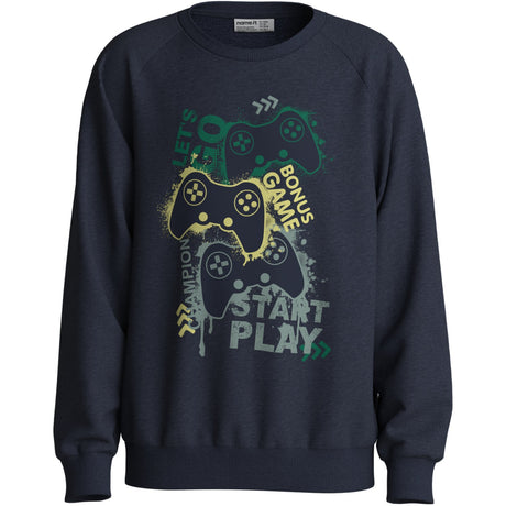 Name It Navy Blazer Play Nkmvion Ls Nreg Sweat Unb