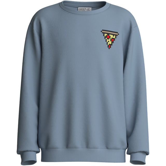 Name It Ashley Blue Food Game Nkmvasha Ls Nreg Sweat Unb