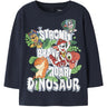 Name It Navy Blazer Nmmjik Paw Ls Nreg Top Box Noos Cplgm