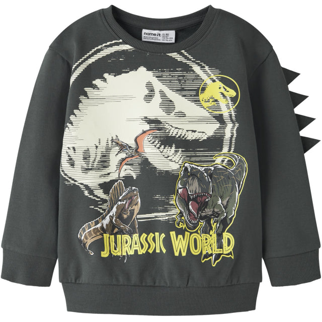 Name It Urban Chic Nmmjal Jurassic Nreg Sweat Bru Noos Sky