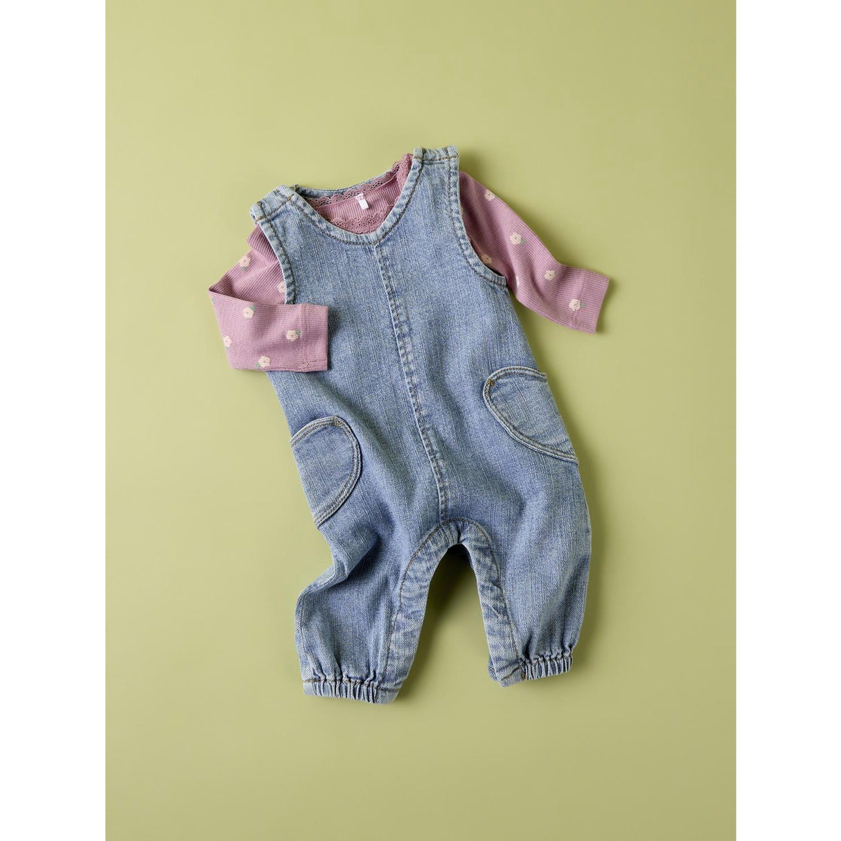 Name It Denim Blue Nbfemmaline Loose Dnm Dragt 2033-Ve