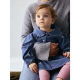 Name It Medium Blue Denim Nature Nbfalva Ls Dnm Emb Kjole 5321-Yb