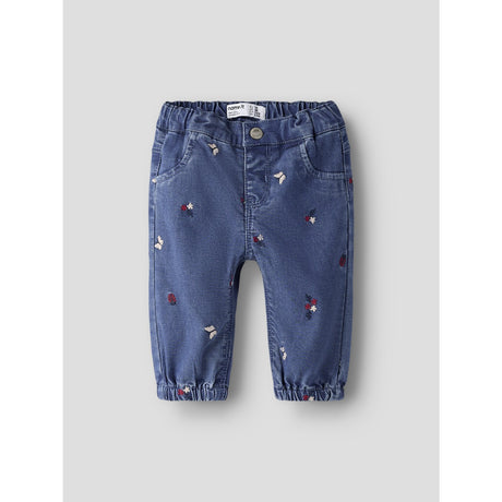 Name It Medium Blue Denim Nature Nbfrose Shaped R Emb Jeans 5321-Yb H