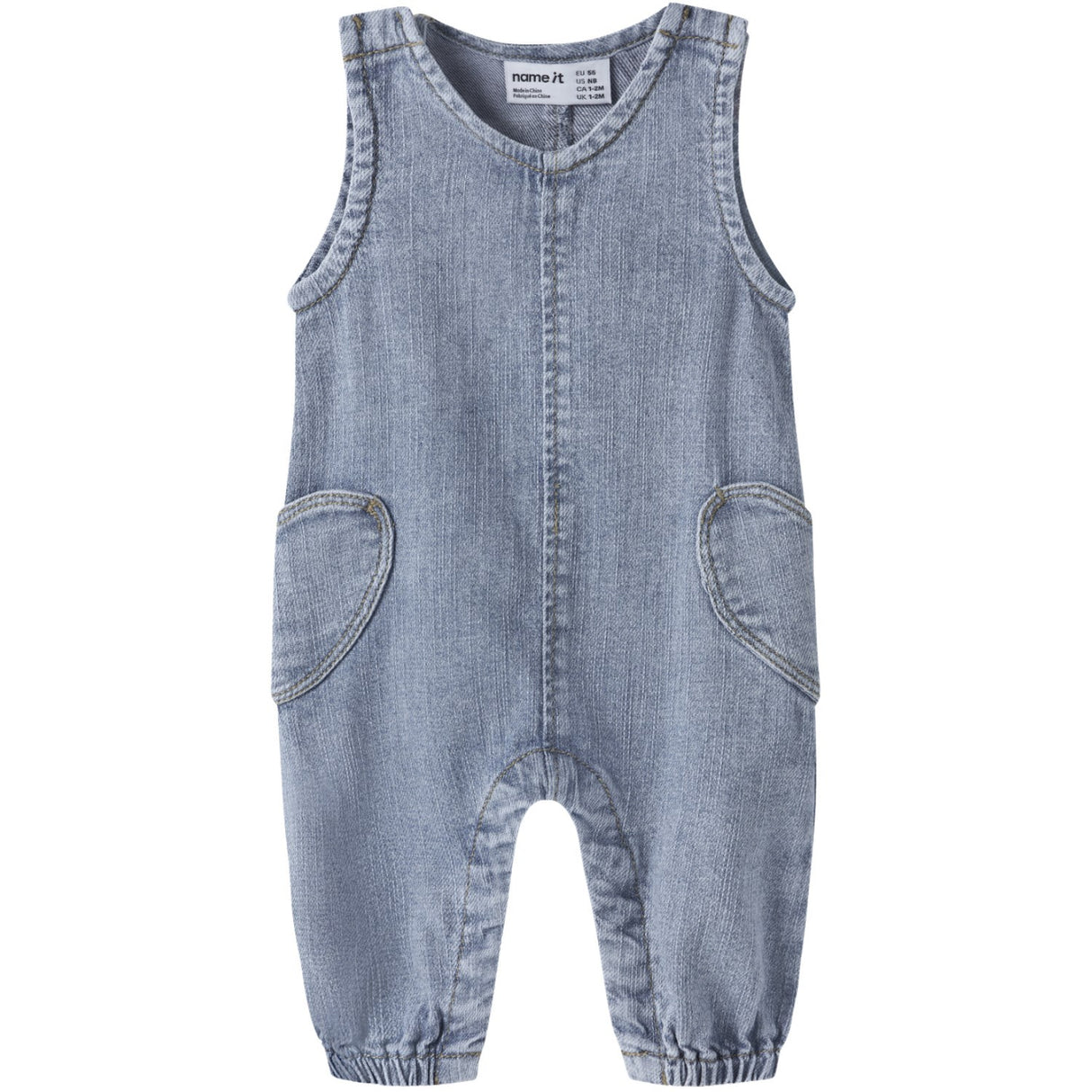 Name It Denim Blue Nbfemmaline Loose Dnm Dragt 2033-Ve