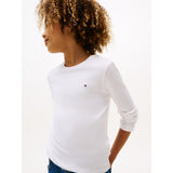 Tommy Hilfiger Boys Basic CN Bluse Bright White