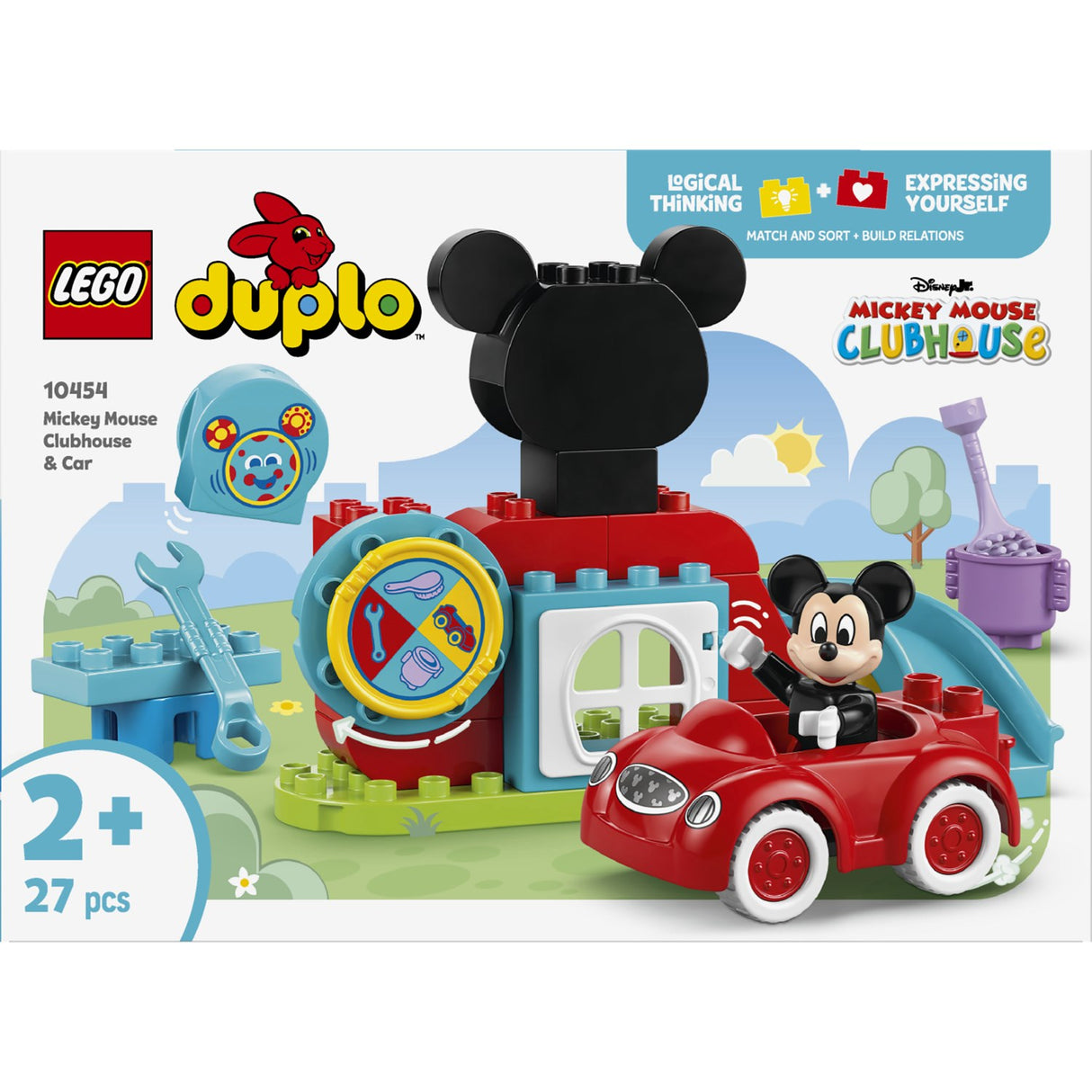 LEGO® DUPLO Disney TM - Mickeys Klubhus Og Bil 10454