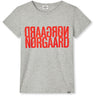 Mads Nørgaard Grey Melange Single Bomuld Tuvina Tee