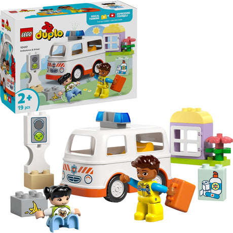 LEGO® DUPLO Town - Ambulance Og Fører 10447