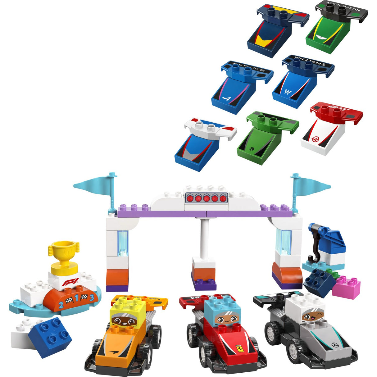 LEGO® DUPLO Town - F1®-teams Med Racerbiler Og Kørere 10445