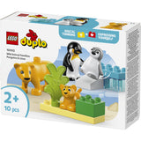 LEGO® DUPLO Town - Vilde Dyrefamilier: Pingviner Og Løver 10442