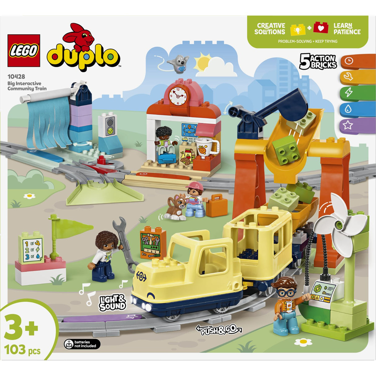 LEGO® DUPLO Town - Stort Interaktivt Lokalbanetog 10428