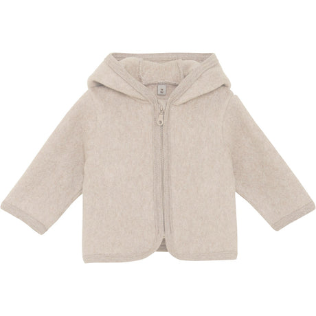 Huttelihut Camel Melange Jakke Ears Bomuld Fleece