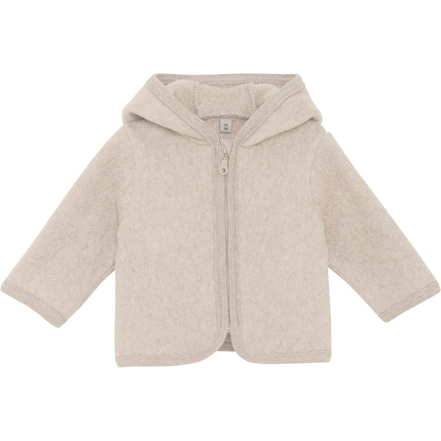 Huttelihut Camel Melange Jakke Ears Bomuld Fleece