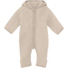 Huttelihut Camel Melange Køredragt Ears Cot. Fleece