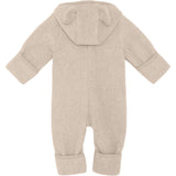 Huttelihut Camel Melange Køredragt Ears Cot. Fleece