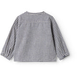 MarMar Cotton Linen Marine Check Totoro Skjorte