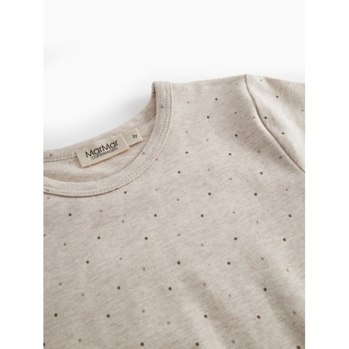 MarMar Modal Smooth Print Beige Mel Dot Tago T-shirt