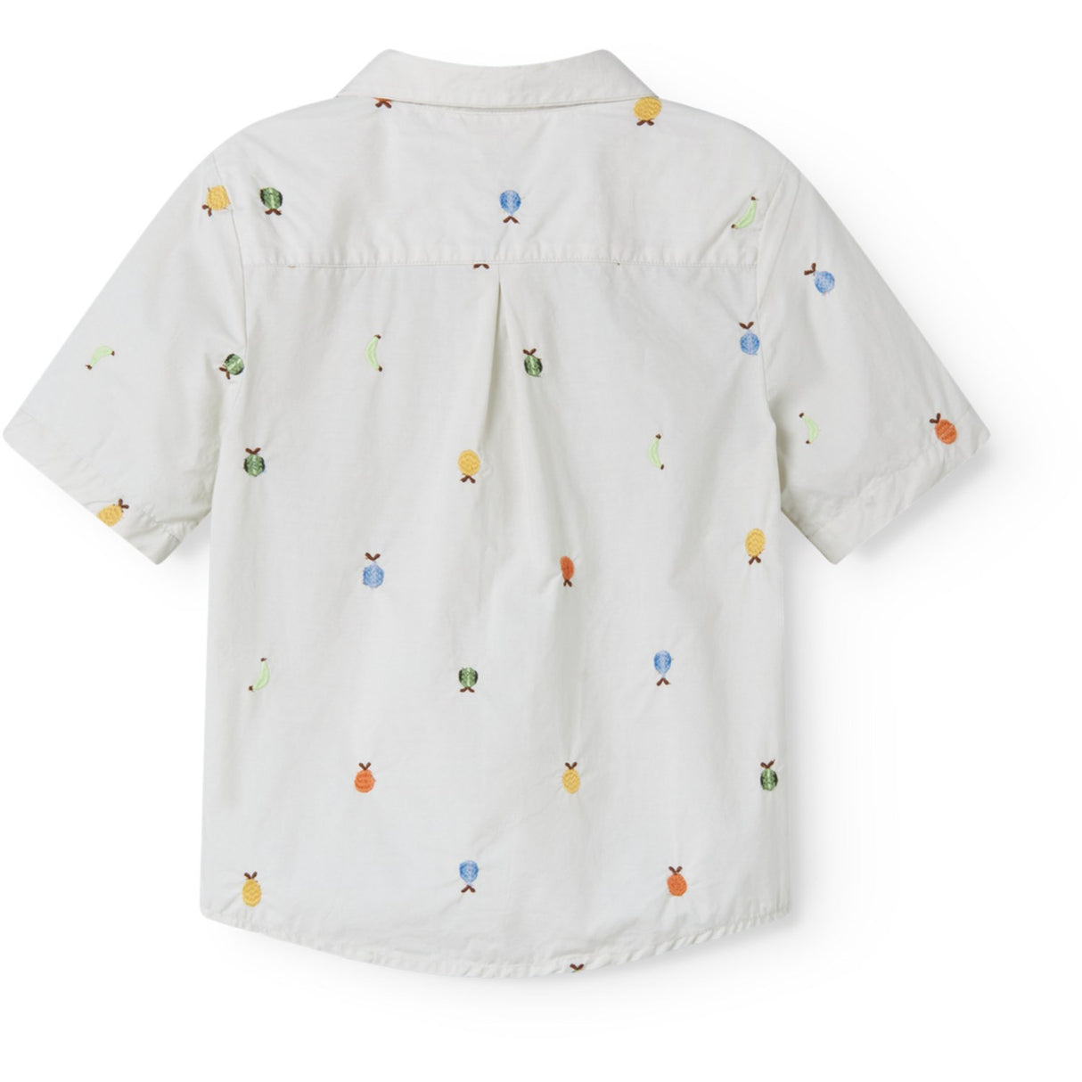 MarMar Poplin Fruit Emb Tage Skjorte
