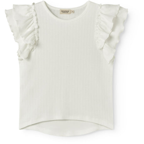 MarMar Modal Pointelle Gentle White Tavora Flæse T-shirt
