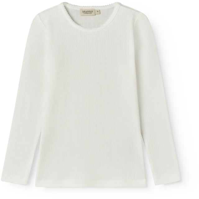 MarMar Modal Pointelle Gentle White Tamra T-shirt