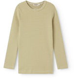 MarMar Modal Fine Rib Olive Stripe Tani T-shirt