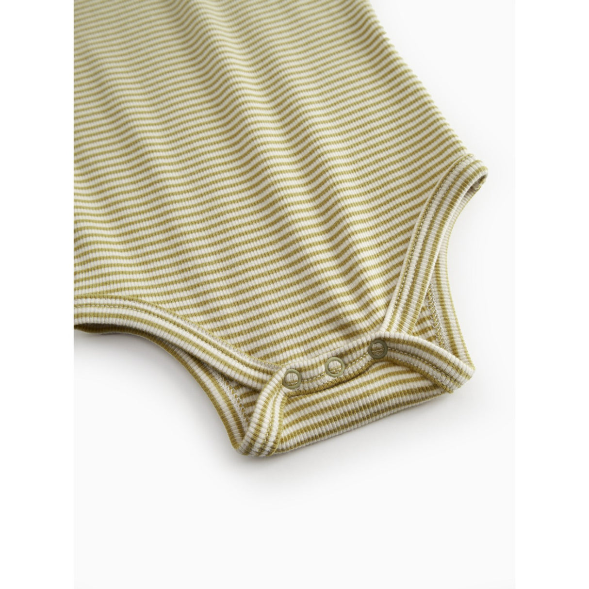 MarMar Modal Fine Rib Olive Stripe Ben Body