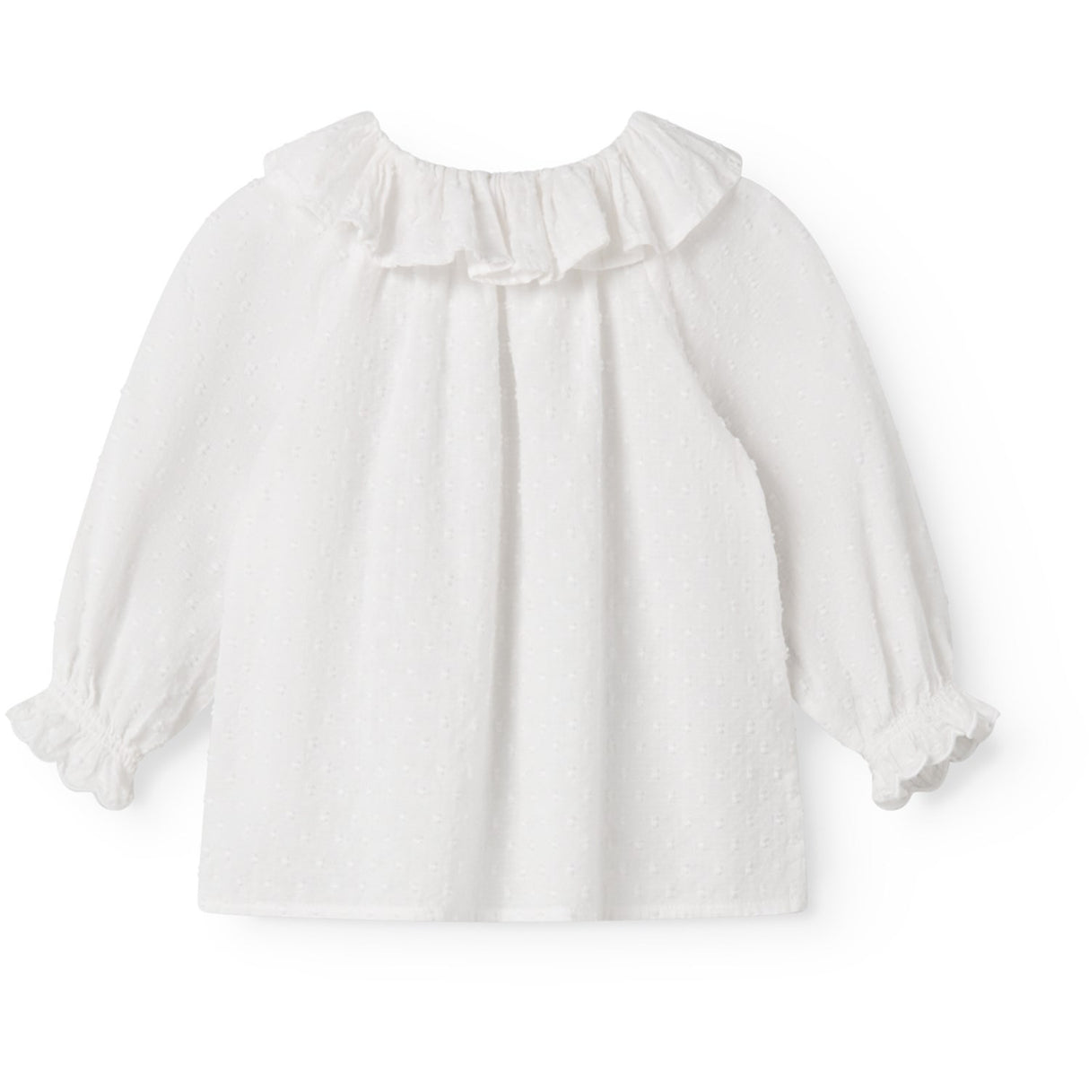 MarMar Fine Dobby White Tia Bluse