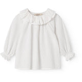 MarMar Fine Dobby White Tia Bluse