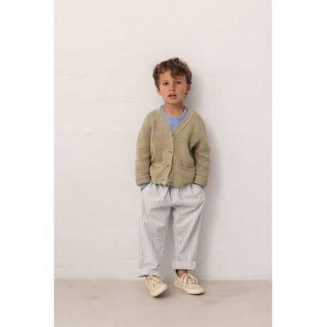 MarMar Cotton Blue Iris Stripe Plano Bukser