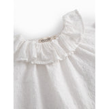 MarMar Fine Dobby White Tia Bluse