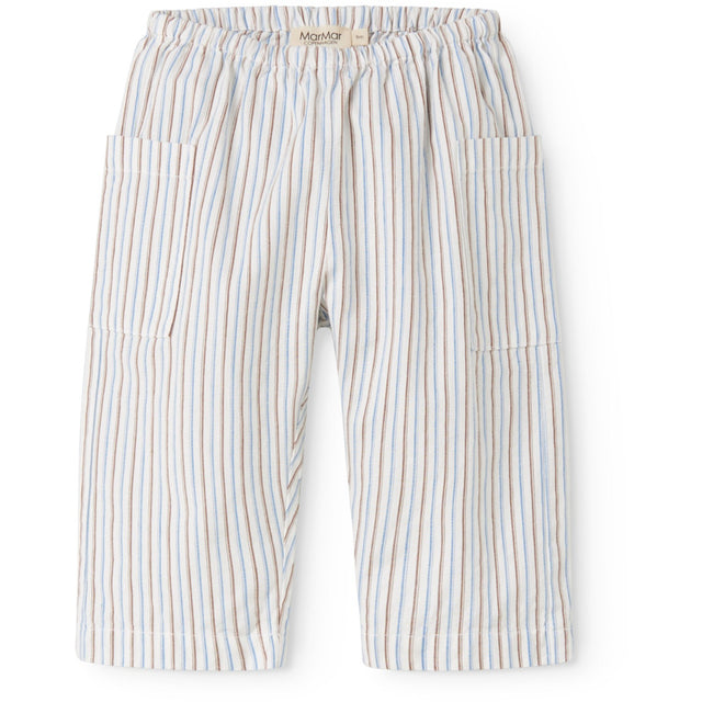 MarMar Cotton Blue Iris Stripe Panto Bukser