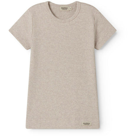 MarMar Modal Melange Light Beige Mel. Plain T-shirt