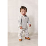 MarMar Cotton Blue Iris Stripe Panto Bukser