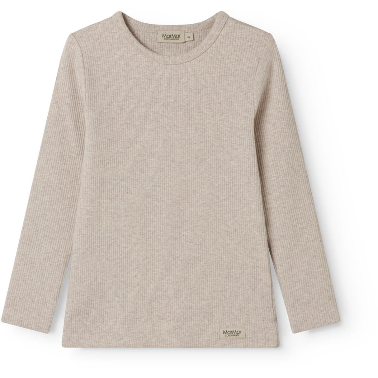 MarMar Modal Melange Light Beige Mel. Plain Bluse