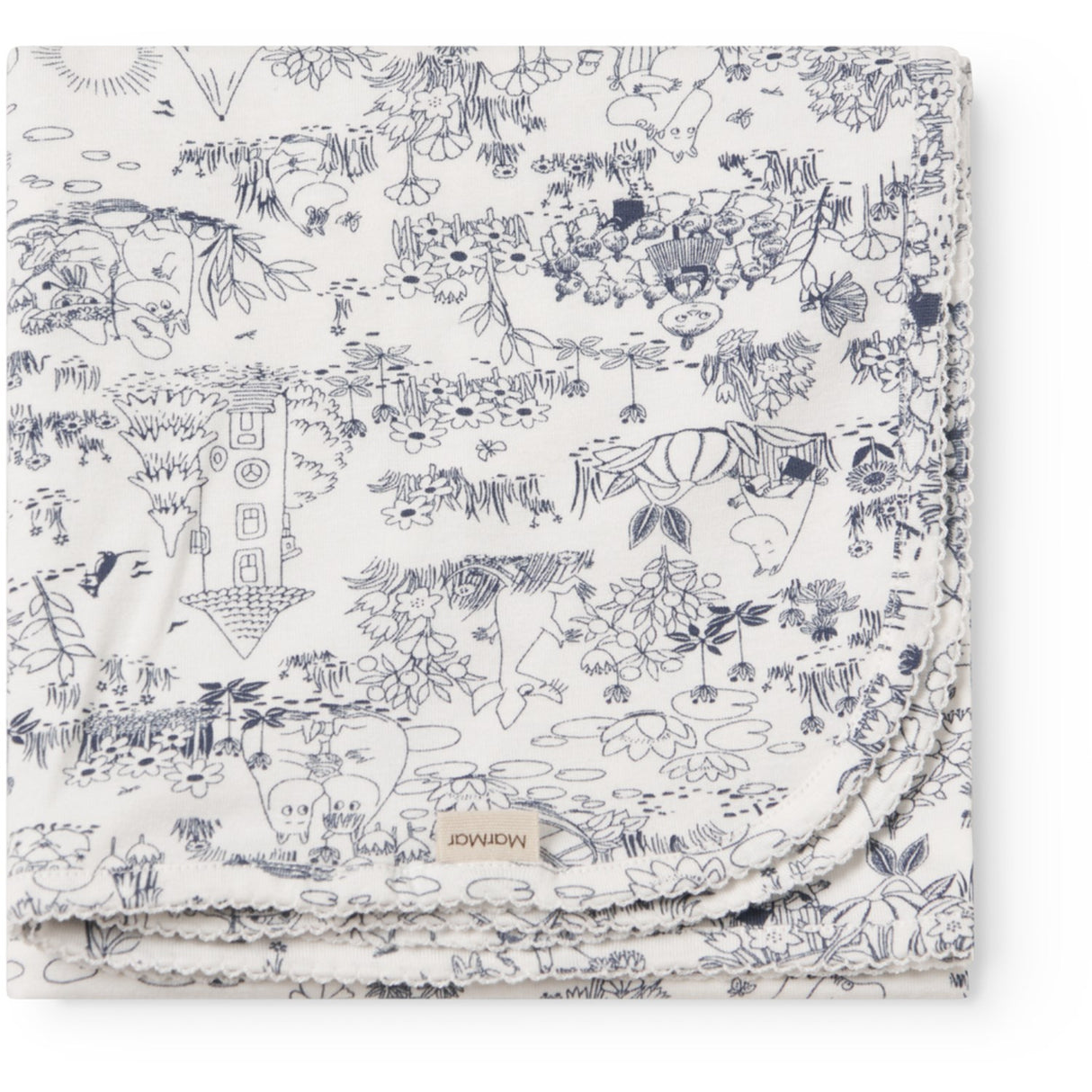 MarMar Newborn Modal Smooth Print Moominvalley Alida Tæppe