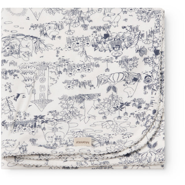 MarMar Newborn Modal Smooth Print Moominvalley Alida Tæppe