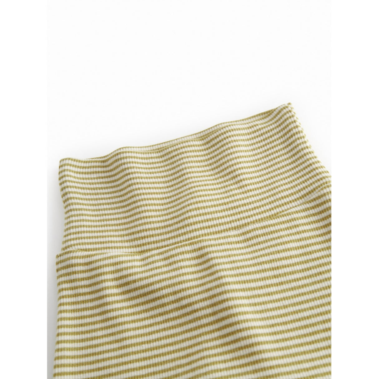 MarMar Newborn Modal Fine Rib Olive Stripe Piva Bukser