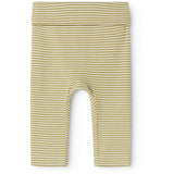 MarMar Newborn Modal Fine Rib Olive Stripe Piva Bukser