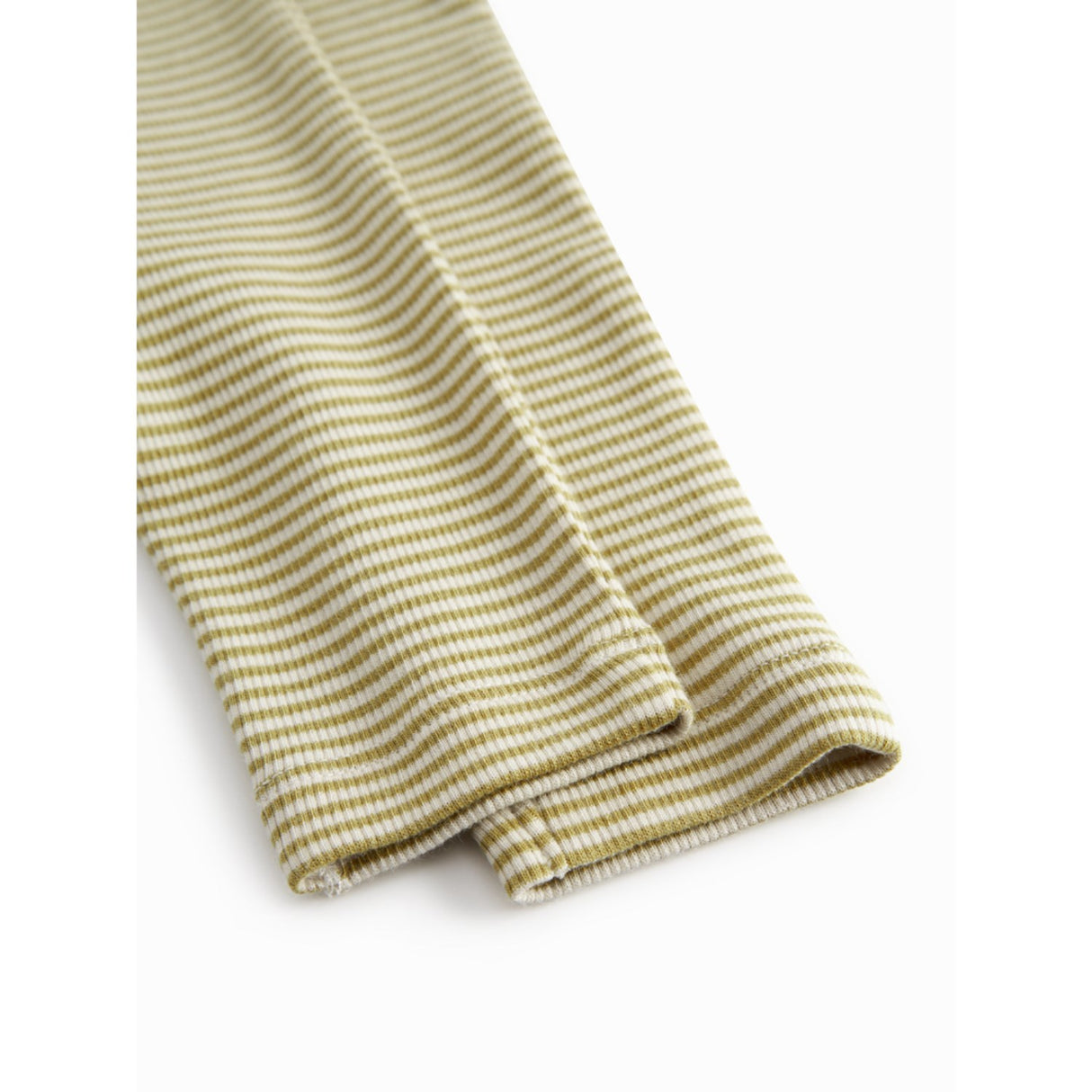 MarMar Newborn Modal Fine Rib Olive Stripe Piva Bukser