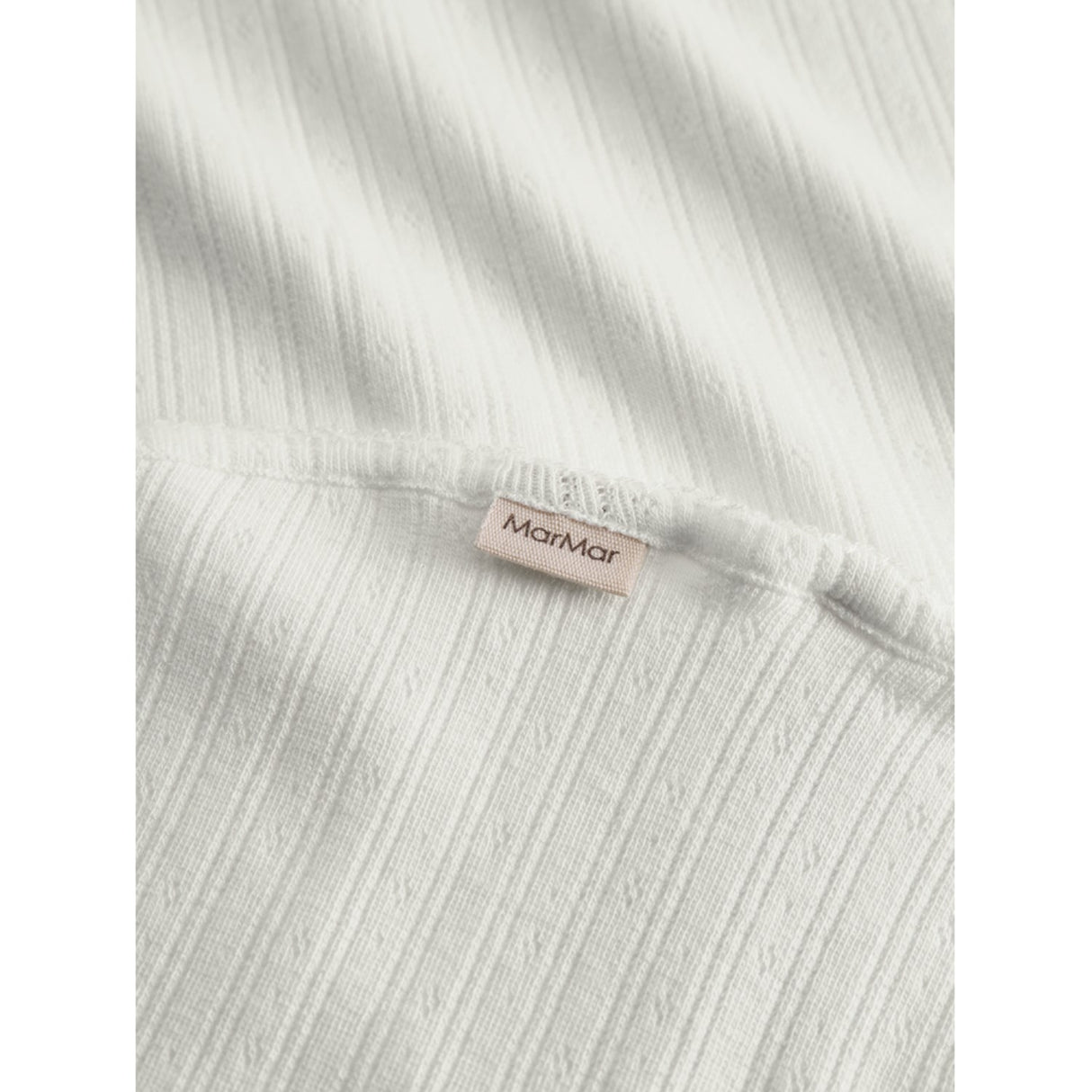 MarMar Newborn Modal Pointelle Gentle White Alida Tæppe